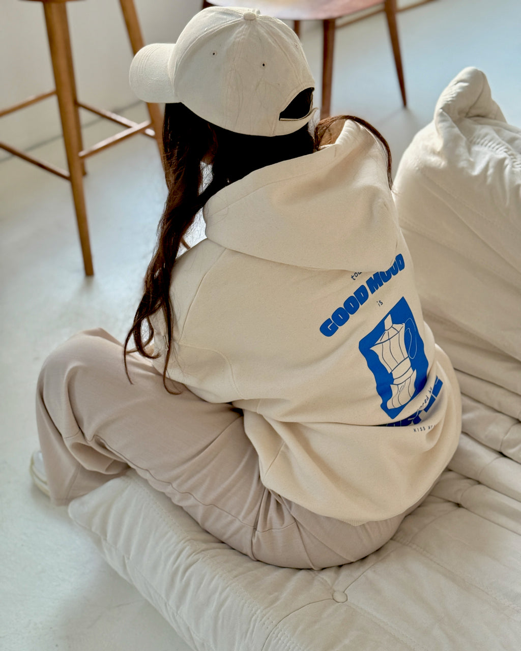 GOOD MOOD BY COFFEE Oversized Hoodie