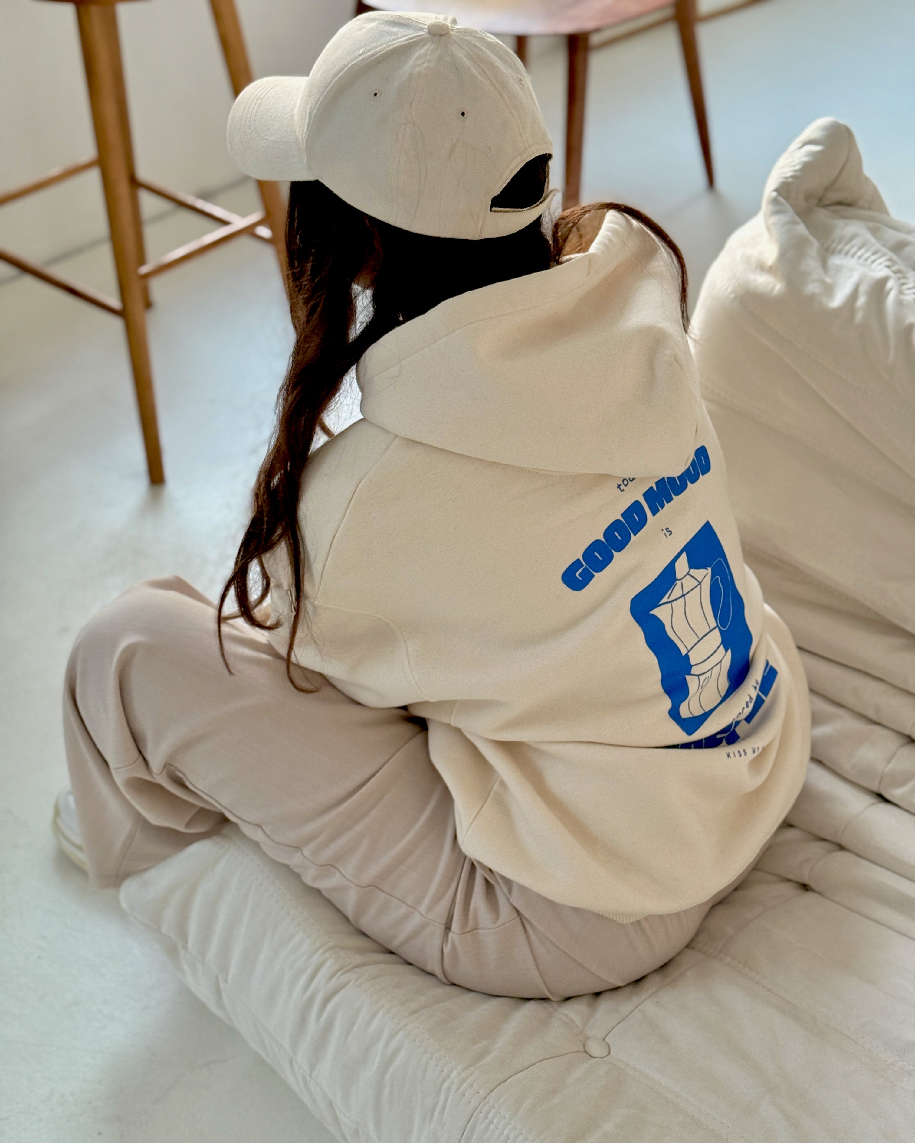 GOOD MOOD BY COFFEE Oversized Hoodie