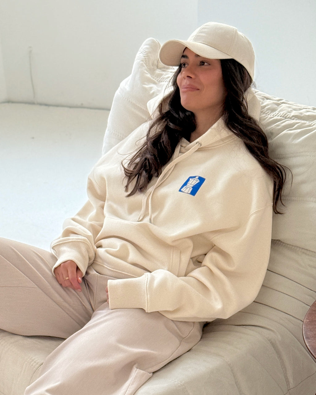 GOOD MOOD BY COFFEE Oversized Hoodie
