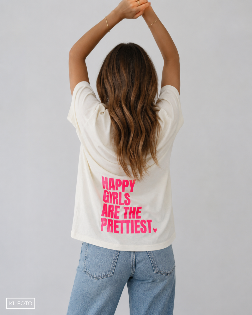 HAPPY GIRLS T-Shirt Off-White