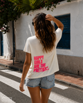 HAPPY GIRLS T-Shirt Off-White