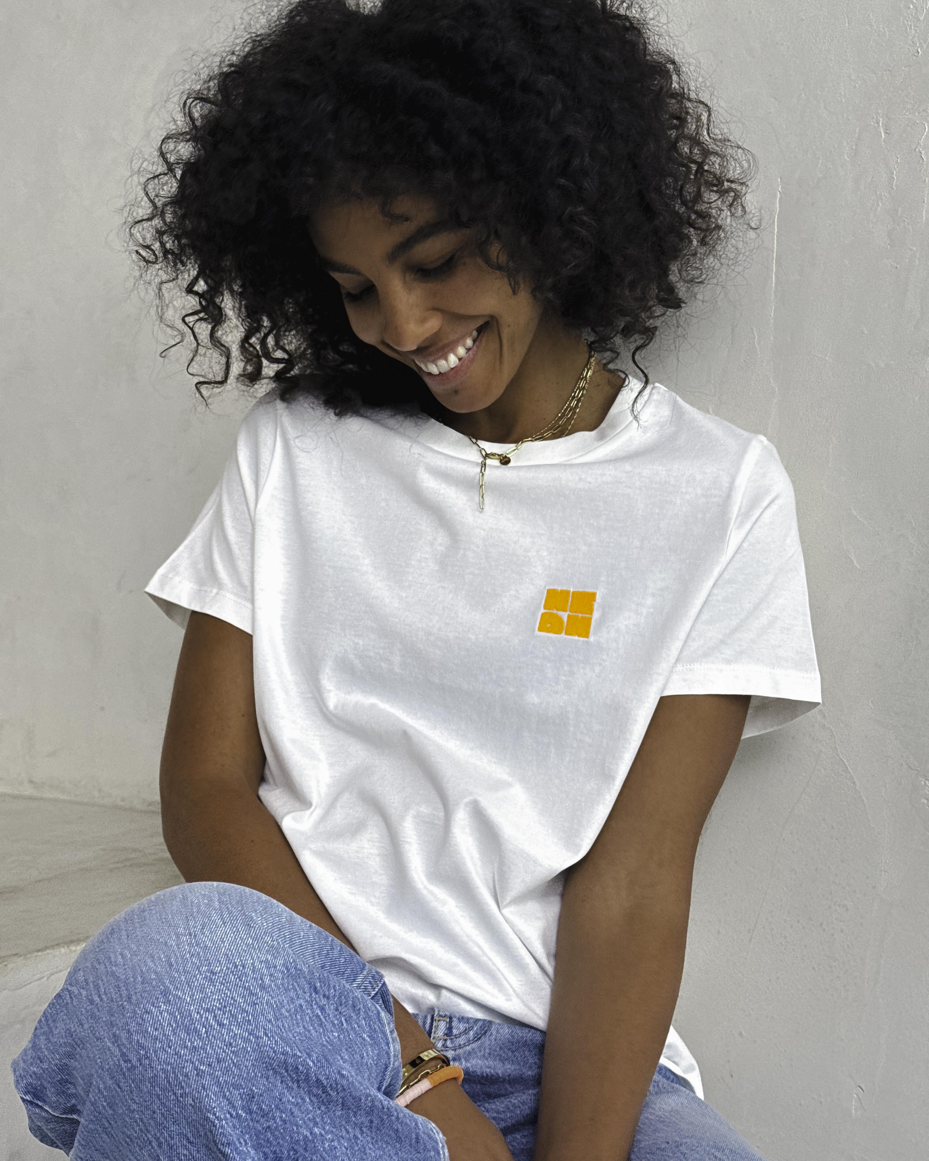NEON SQUARE Stitch T-Shirt Off White – Kiss My Neon