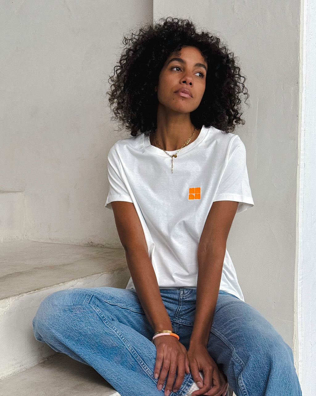 NEON SQUARE STITCH T-Shirt
