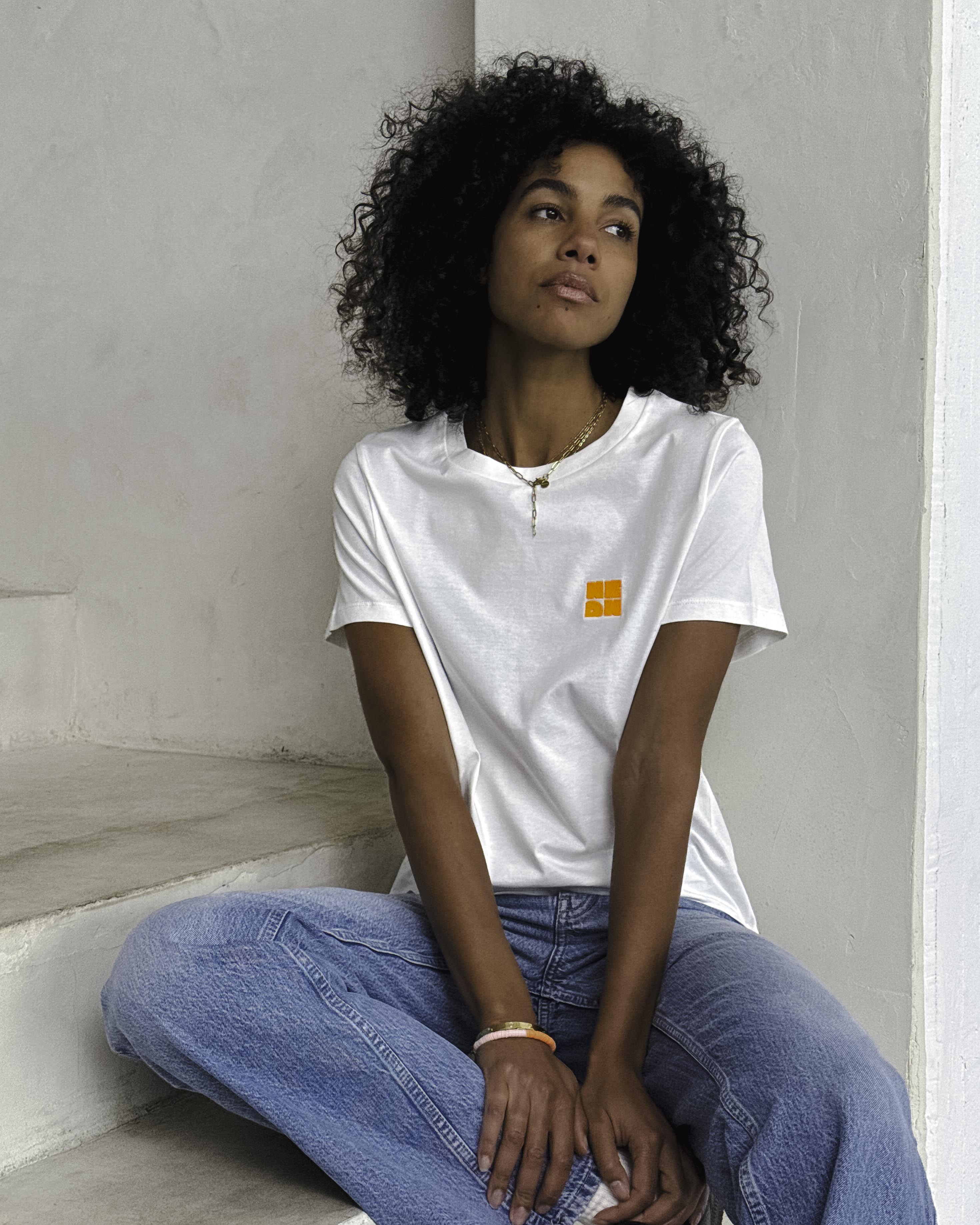NEON SQUARE STITCH T-Shirt