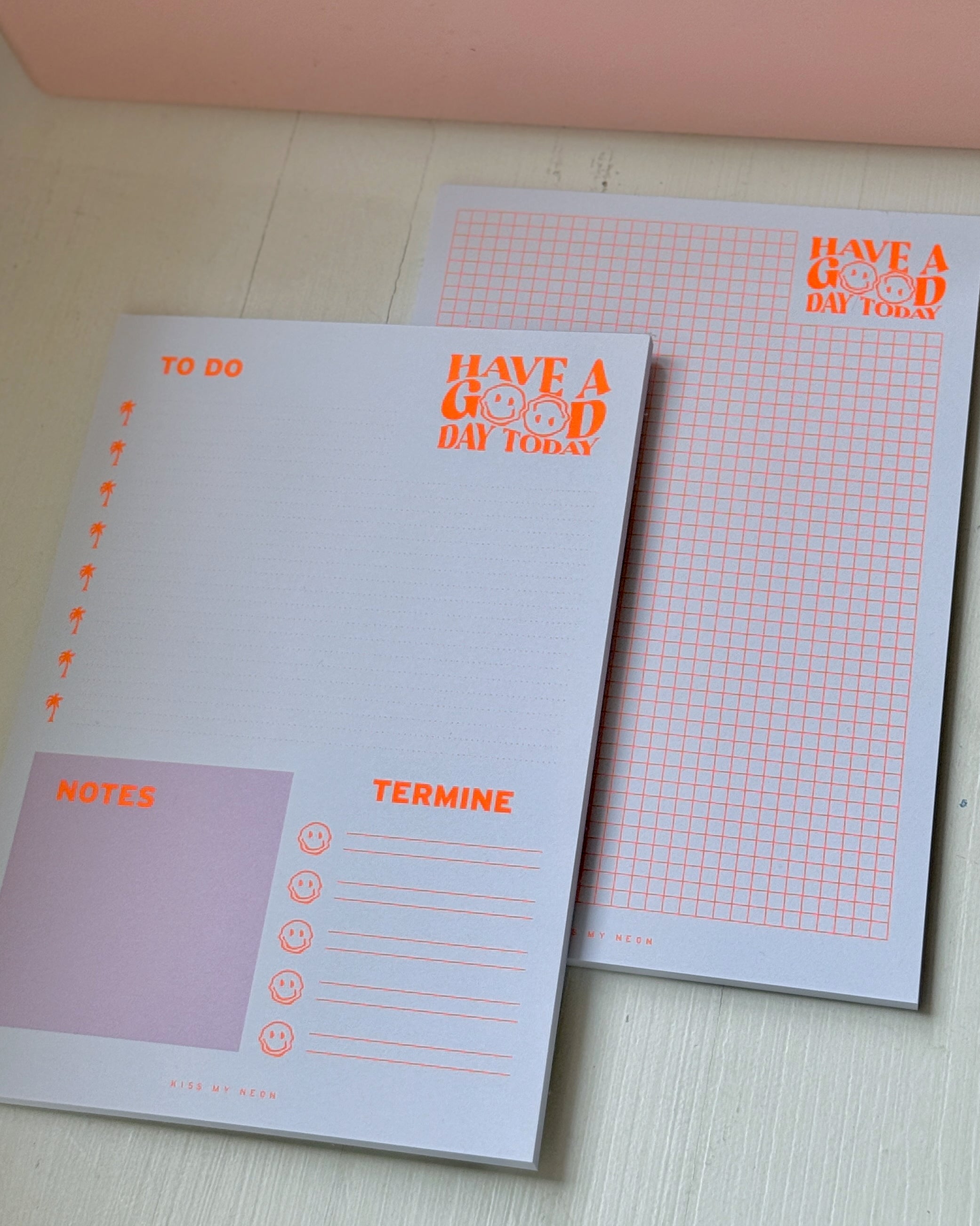 Notizblock Set GOOD DAY ORANGE