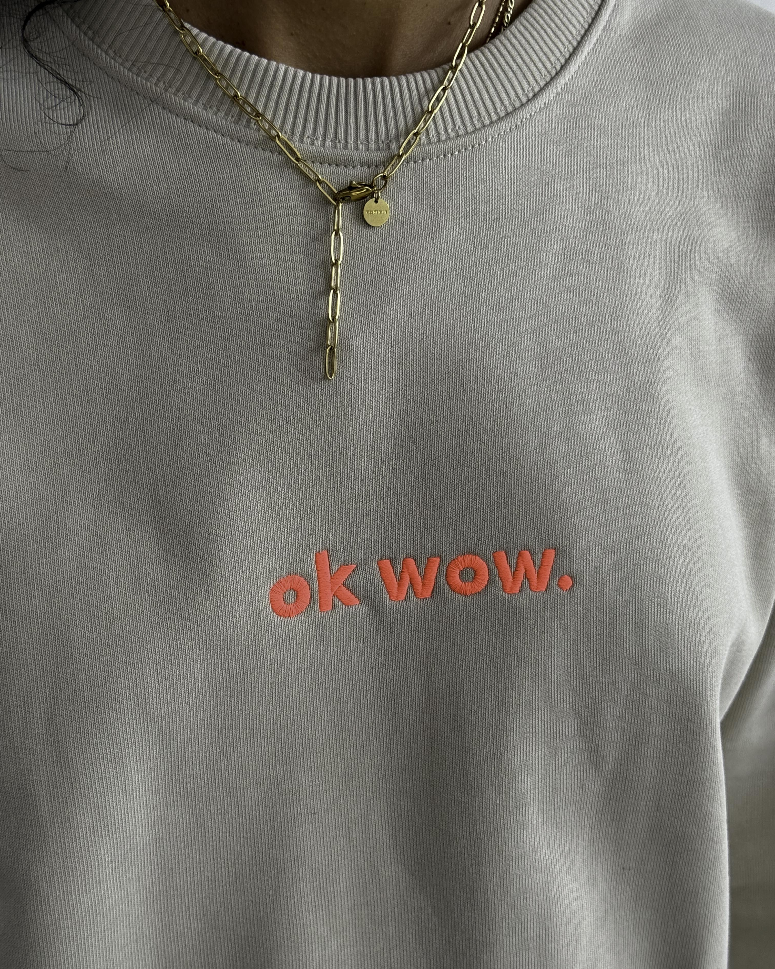 OK WOW Oversized Sweater Sand