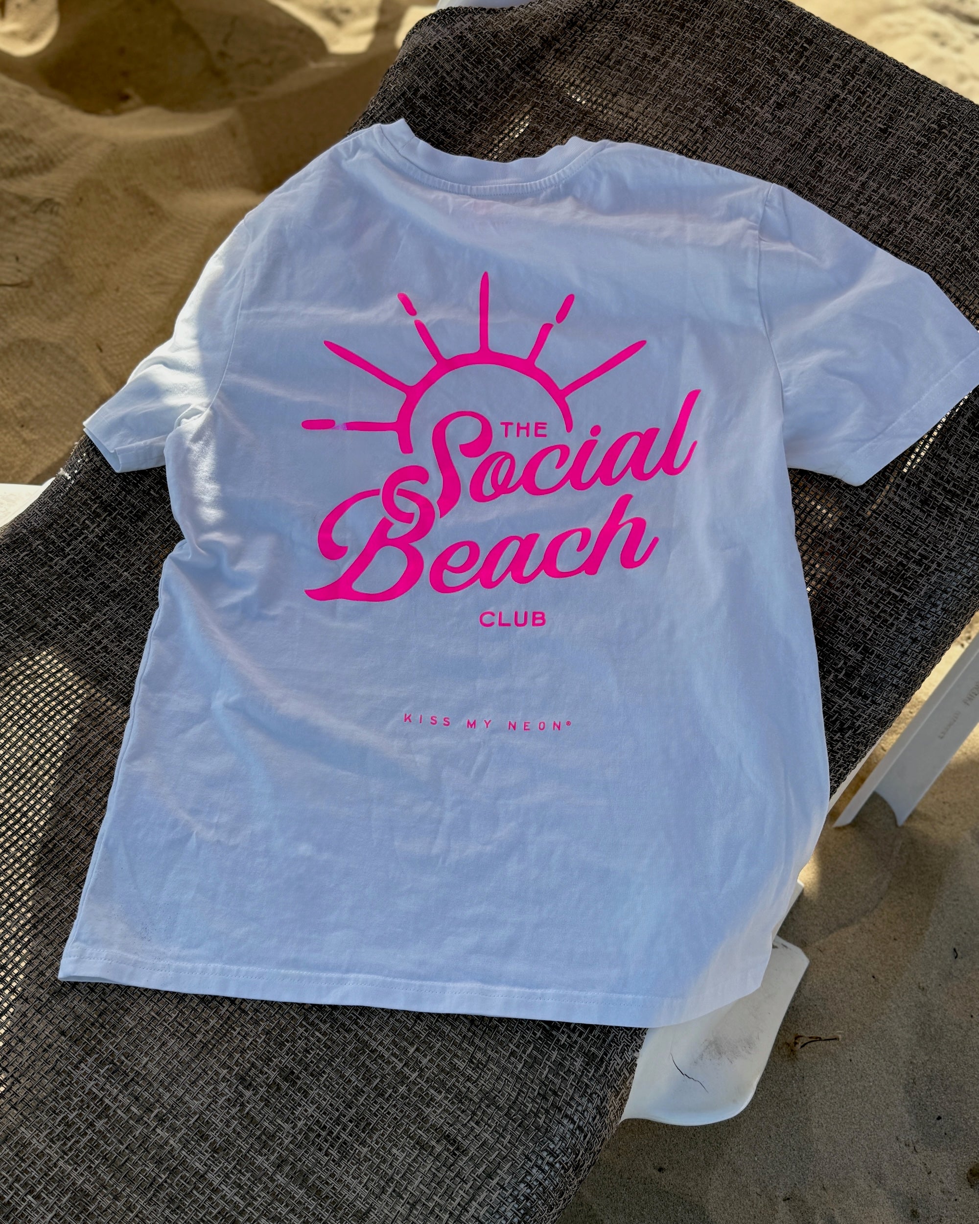 SOCIAL BEACH CLUB T-Shirt Off-White