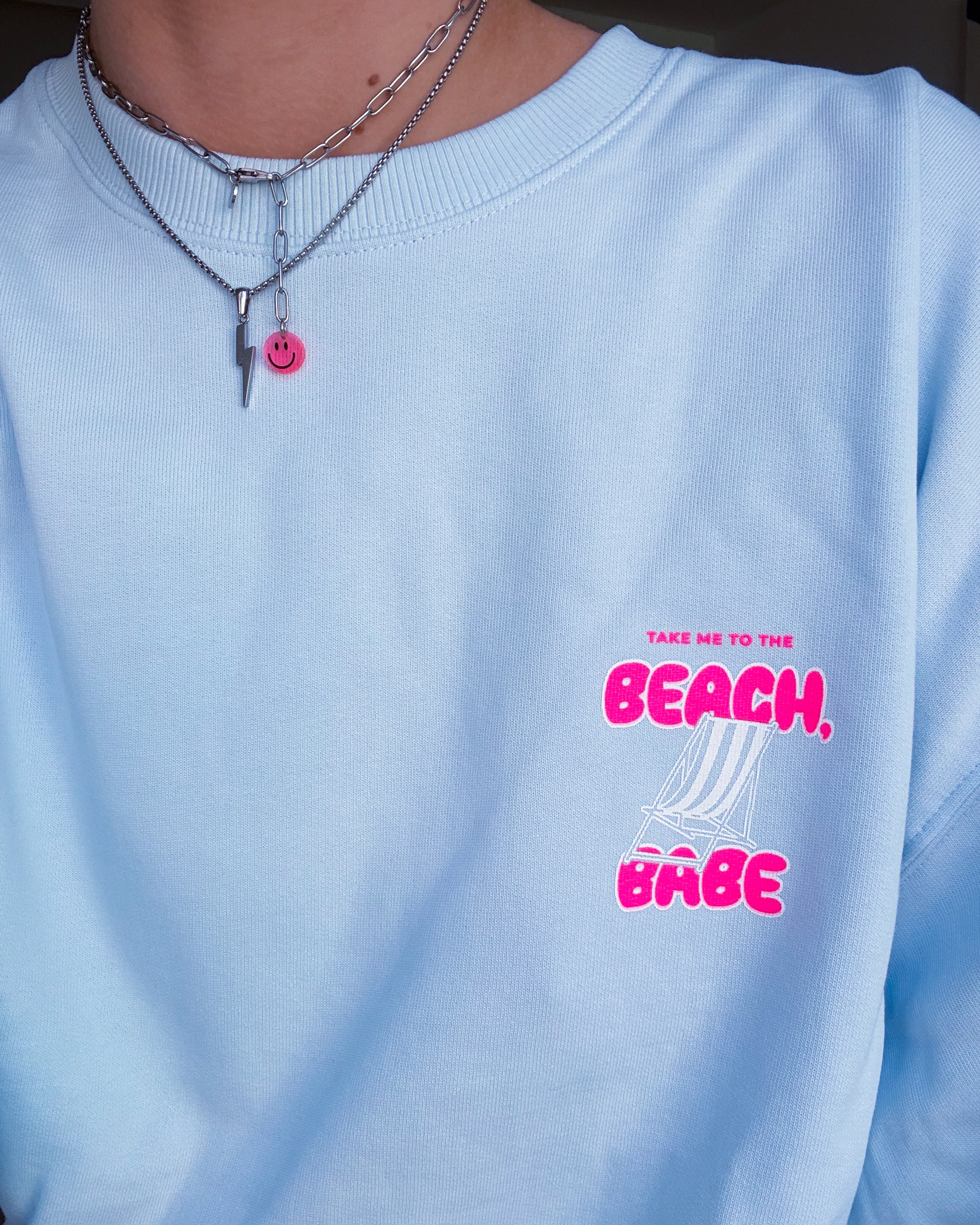 BEACH BABE Oversized Sweater