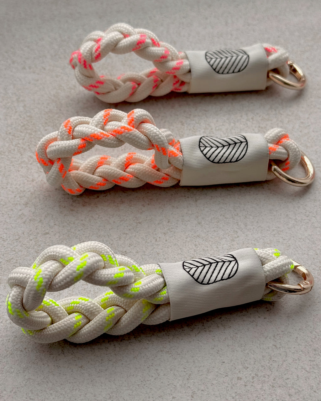 Schlüsselanhänger BRAIDED YELLOW
