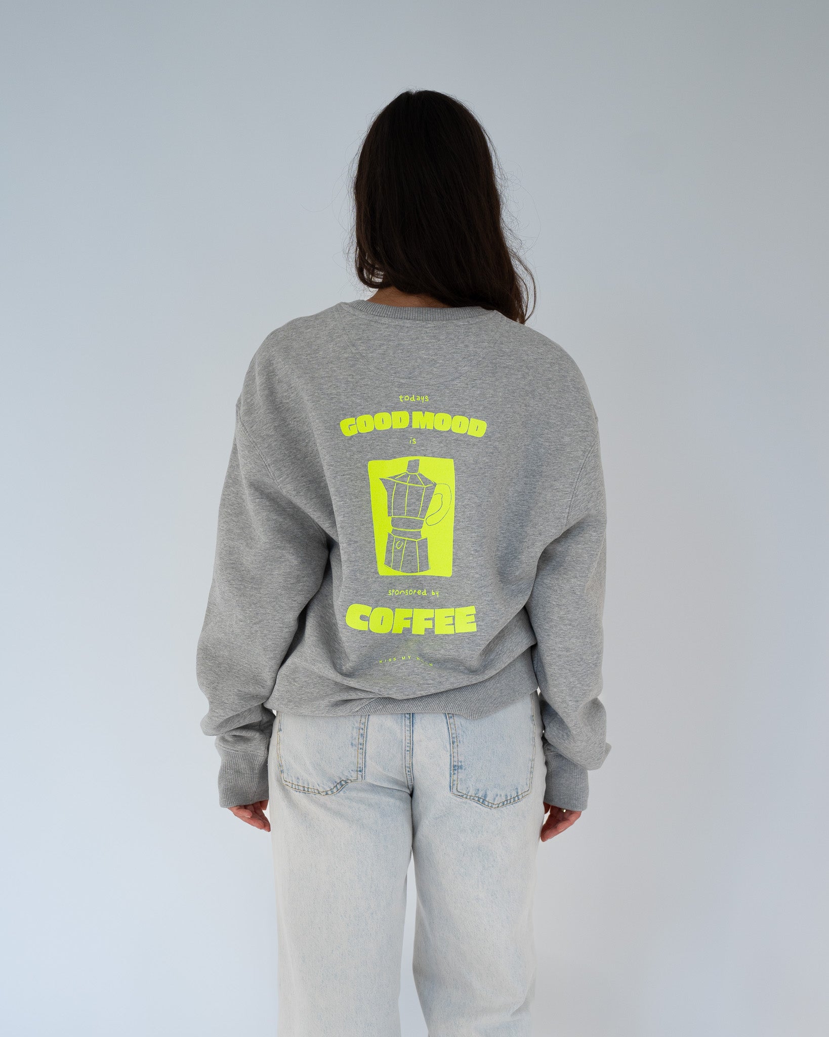 GOOD MOOD BY COFFEE Oversized Sweater