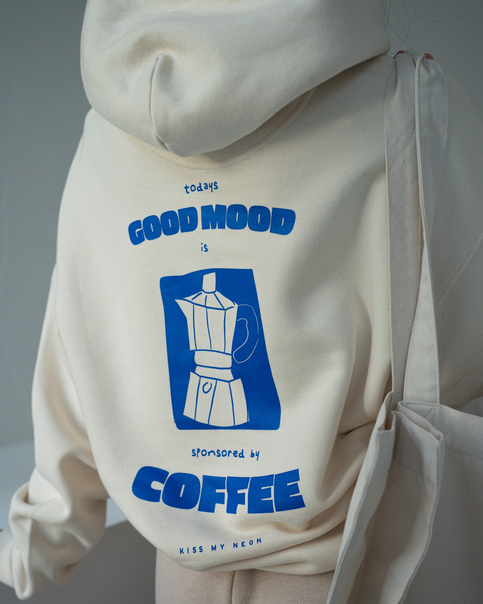 GOOD MOOD BY COFFEE Oversized Hoodie