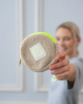 Wallet aus TEDDY Bouclé-Fleece NATUR