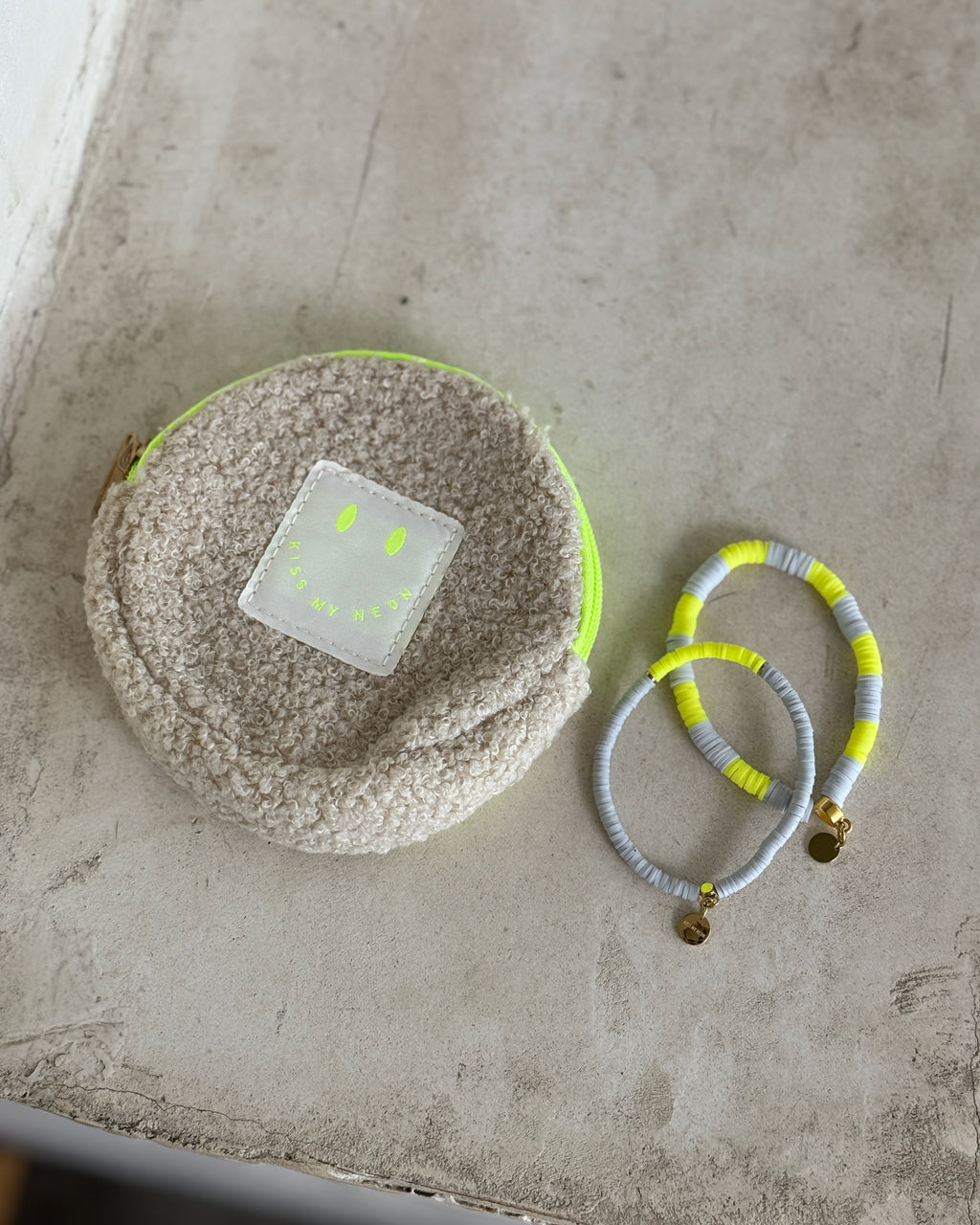 Wallet aus TEDDY Bouclé-Fleece