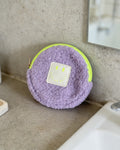 Wallet aus TEDDY Bouclé-Fleece LAVENDEL