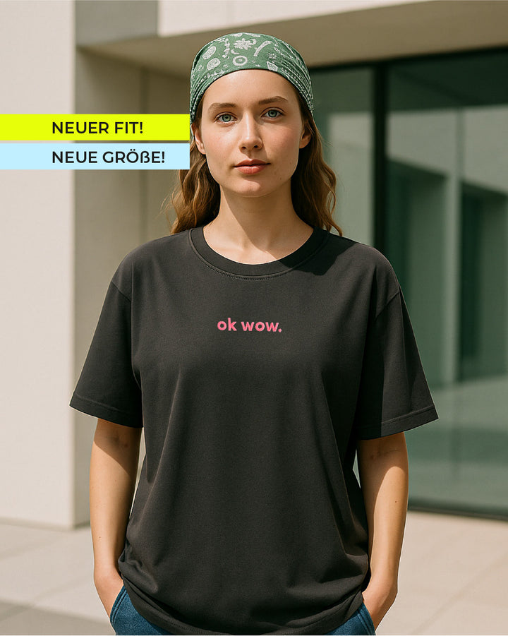 OK WOW T-Shirt Anthrazit