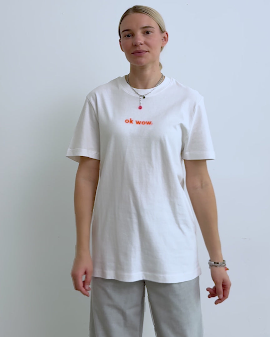 OK WOW T-Shirt Off-White