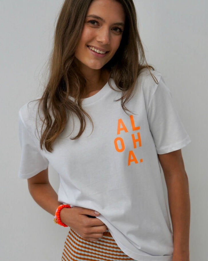 ALOHA T-Shirt White