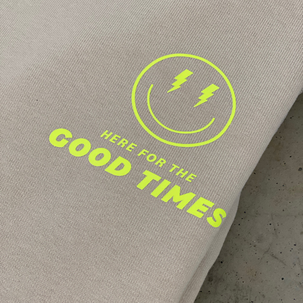 GOOD TIMES Hoodie Sand