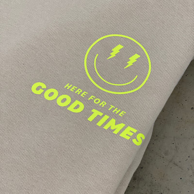GOOD TIMES Hoodie Sand